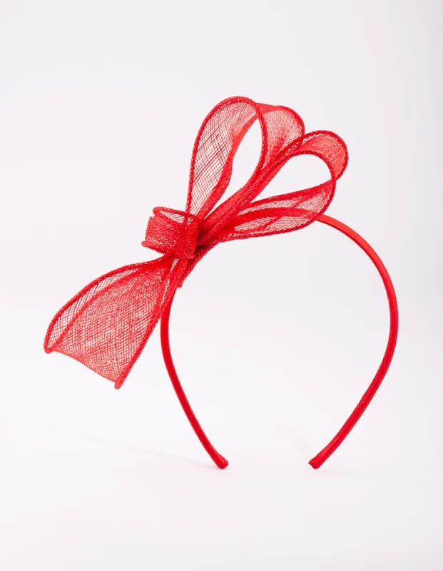 Red Bow Alice Band sold by lovisa