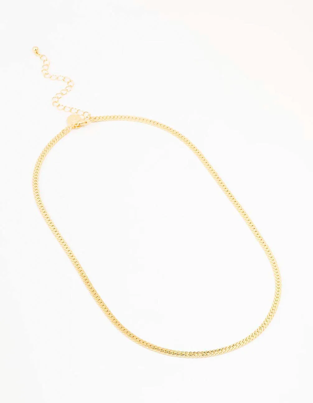 Gold Plated Classic Snake Chain Necklace sold by lovisa product image thumbnail 2