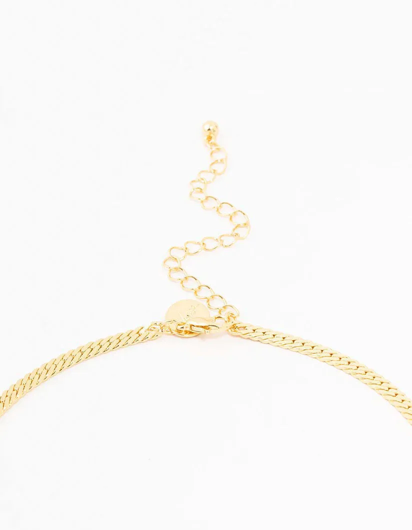 Gold Plated Classic Snake Chain Necklace sold by lovisa product image thumbnail 3