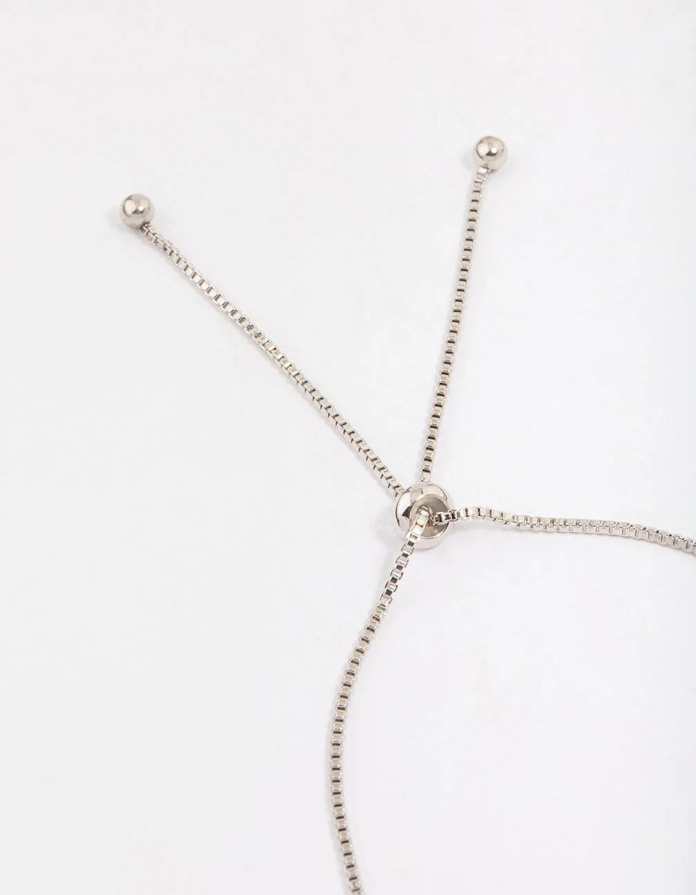 Rhodium Halo Cubic Zirconia Bracelet sold by lovisa product image thumbnail 3