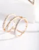 Gold Diamante Zigzag Ring Pack sold by lovisa
