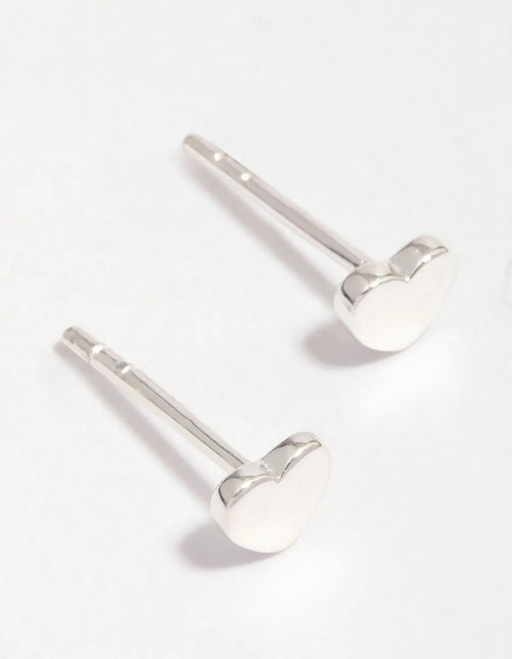 Sterling Silver Heart Stud Earrings sold by lovisa