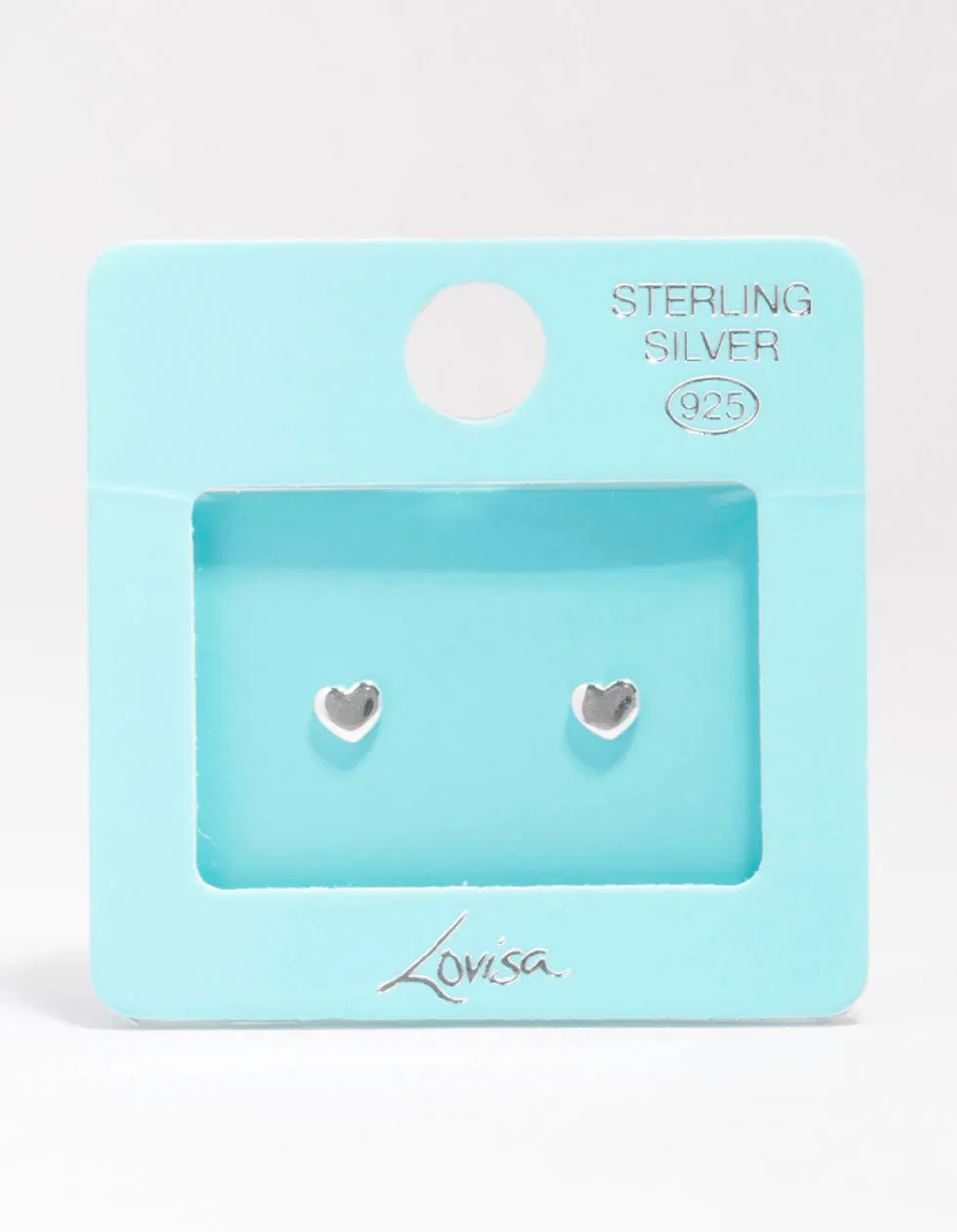 Sterling Silver Heart Stud Earrings sold by lovisa product image thumbnail 3