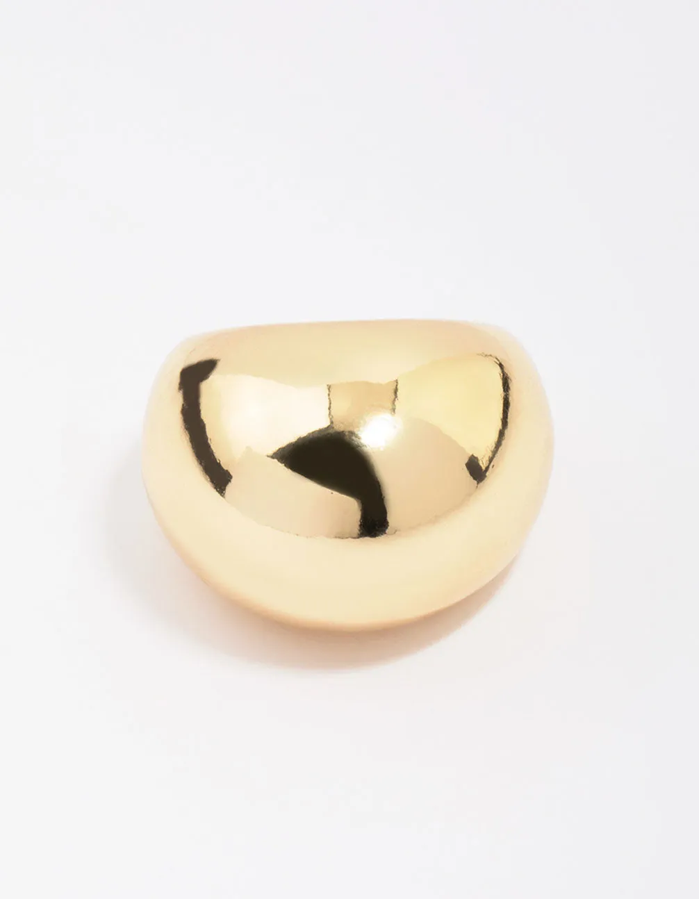 Gold Plated Smooth Round Dome Ring sold by lovisa product image thumbnail 3