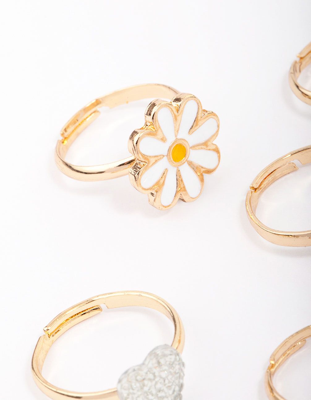 Kids Pearl Bunny Ring 6-Pack sold by lovisa product image thumbnail 3