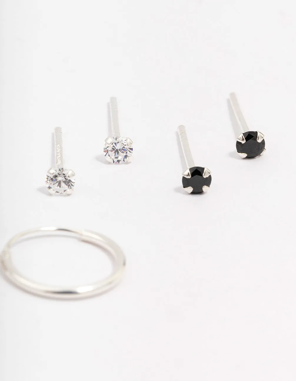 Sterling Silver Cubic Zirconia Earring Pack sold by lovisa product image thumbnail 3