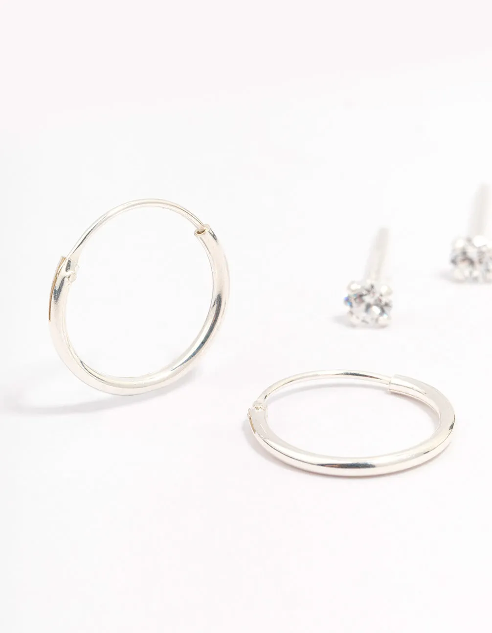 Sterling Silver Cubic Zirconia Earring Pack sold by lovisa product image thumbnail 2