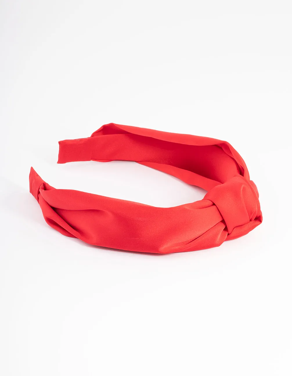 Red Fabric Twist Knot Headband sold by lovisa product image thumbnail 3