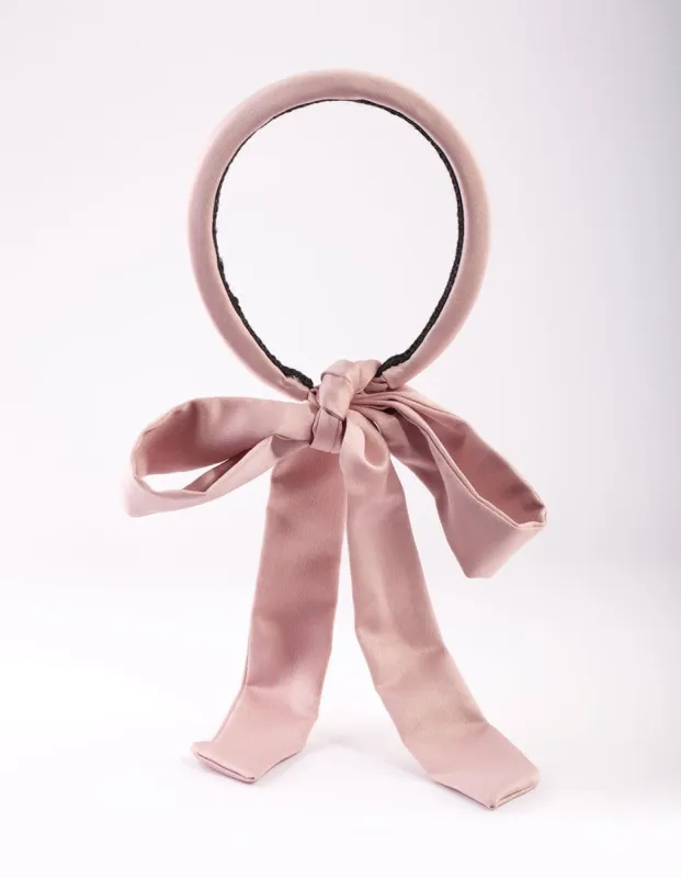 Blush Padded Alice Band sold by lovisa