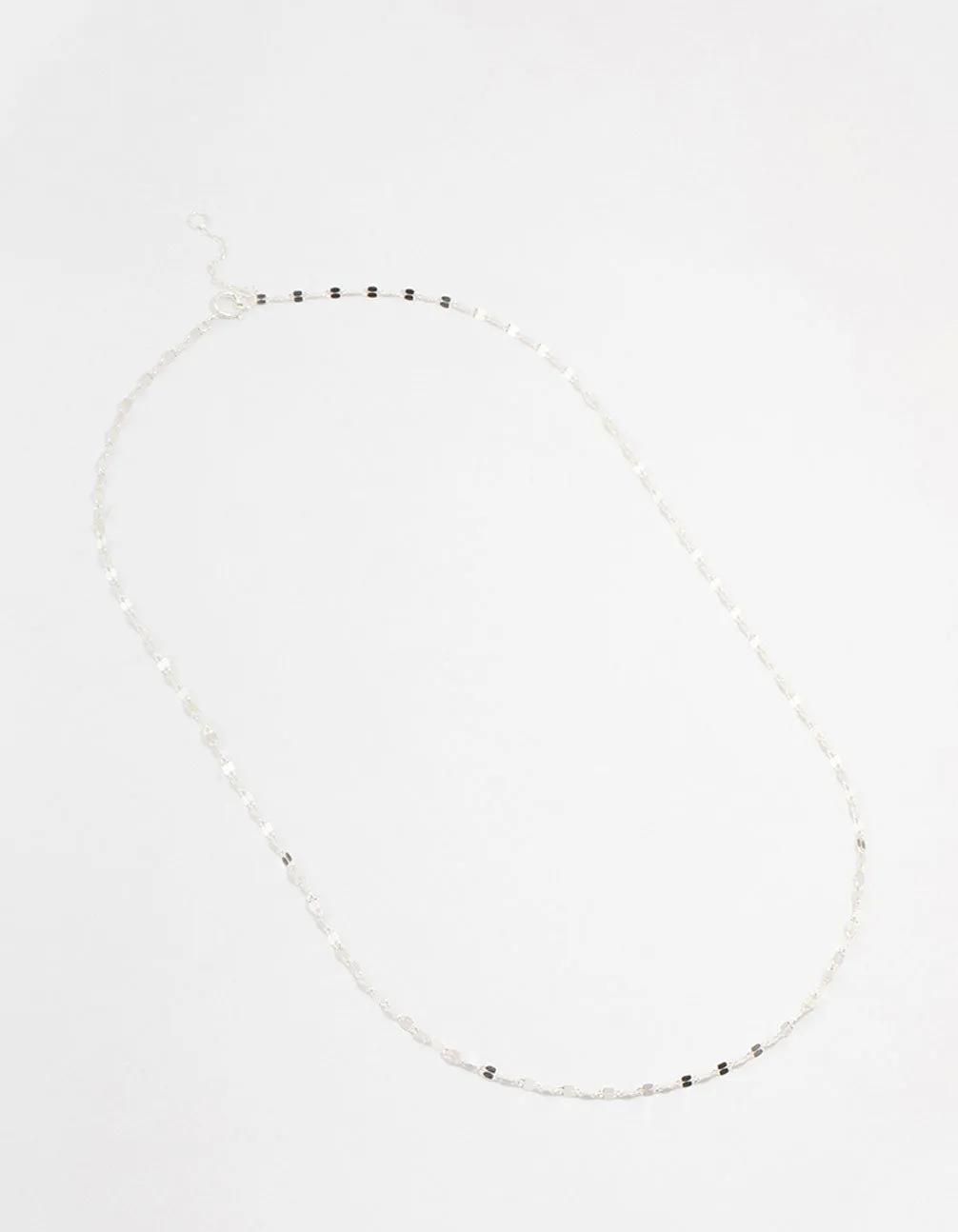Sterling Silver Stone Chain Necklace sold by lovisa product image thumbnail 2