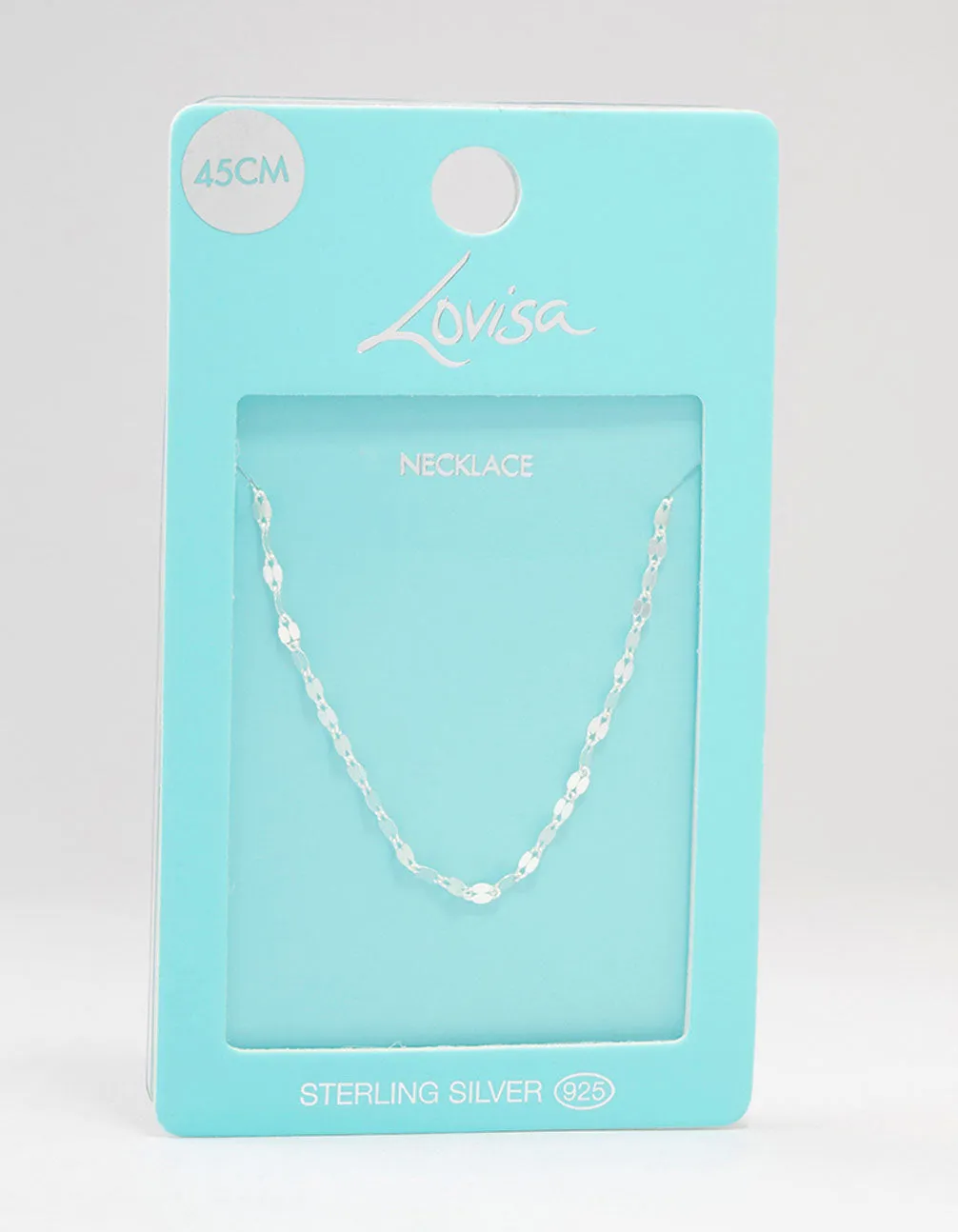 Sterling Silver Stone Chain Necklace sold by lovisa product image thumbnail 3