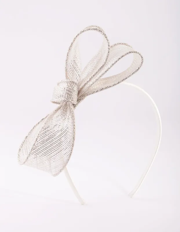 Silver Bow Alice Band sold by lovisa