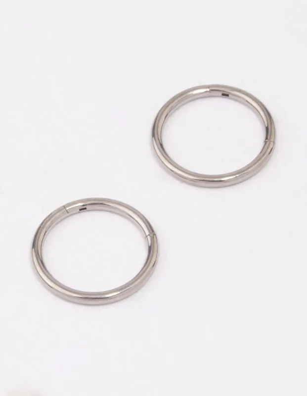 Titanium Fine Sleeper Earring 8mm sold by lovisa