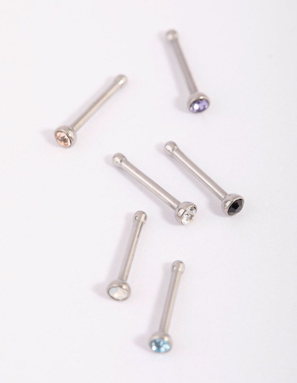 Surgical Steel Frosty Nose Studs sold by lovisa product image thumbnail 3