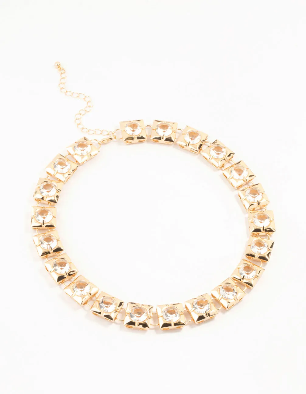 Gold Diamante Necklace sold by lovisa product image thumbnail 2