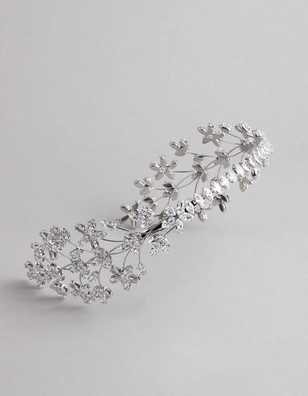 Rhodium Statement Flower Alice Band sold by lovisa