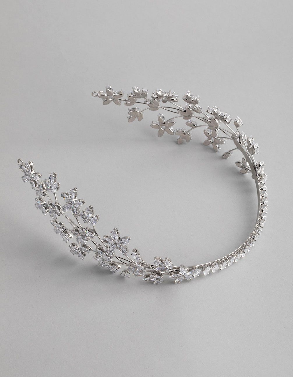 Rhodium Statement Flower Alice Band sold by lovisa product image thumbnail 2