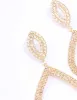 Gold Cupchain Diamond-Shaped Drop Earrings sold by lovisa