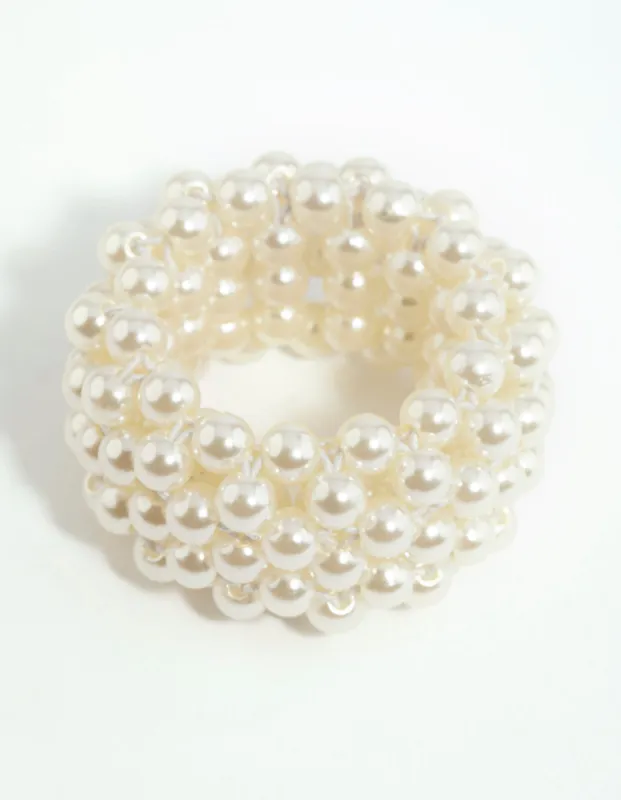 Pearl Disco Ball Ponytail Deco sold by lovisa
