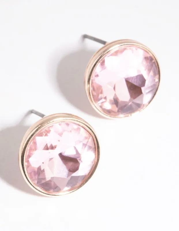 Statement Diamante Stud Earrings sold by lovisa