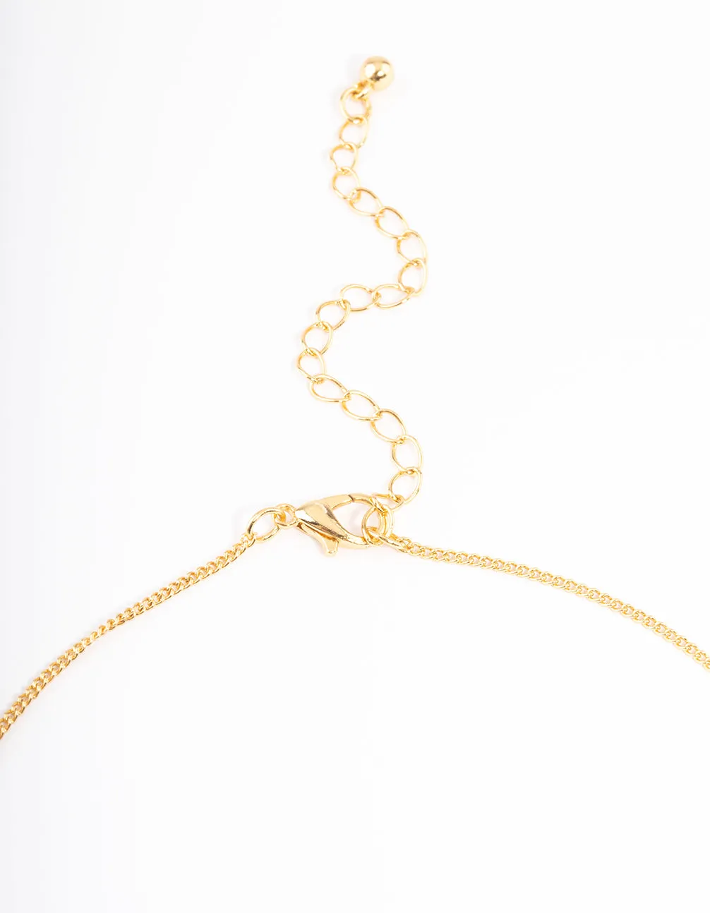 Gold Plated Scorpio Necklace With Cubic Zirconia Pendant sold by lovisa product image thumbnail 5