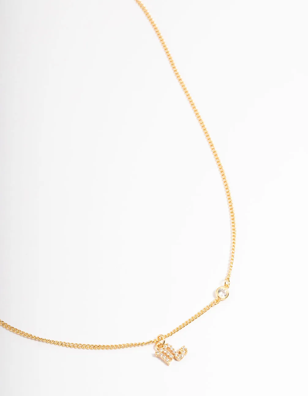 Gold Plated Scorpio Necklace With Cubic Zirconia Pendant sold by lovisa