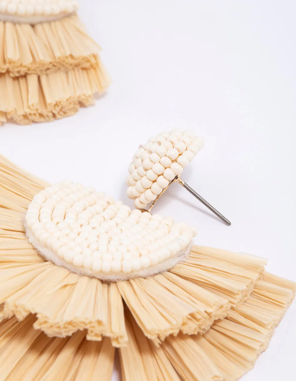 Gold Raffia Fanned Drop Earrings sold by lovisa product image thumbnail 3