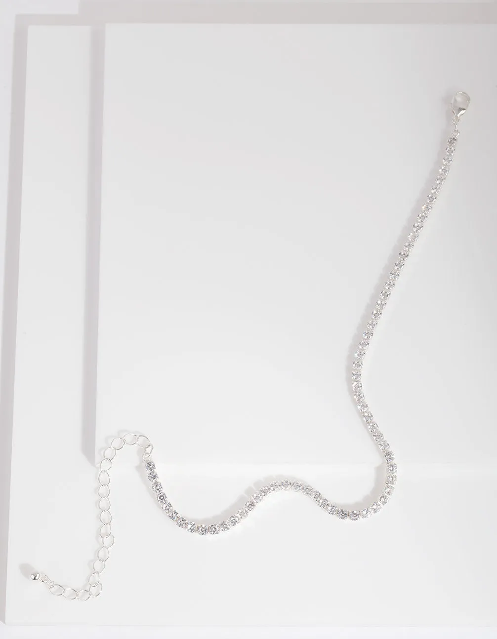 Silver Cubic Zirconia Cupchain Anklet sold by lovisa product image thumbnail 2