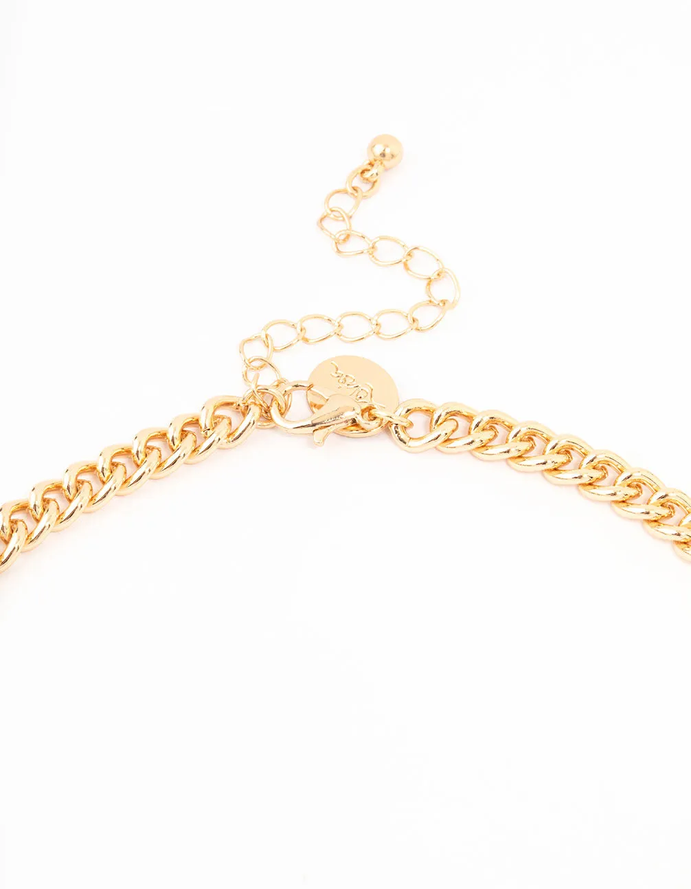 Gold Chunky T Bar Necklace sold by lovisa product image thumbnail 3