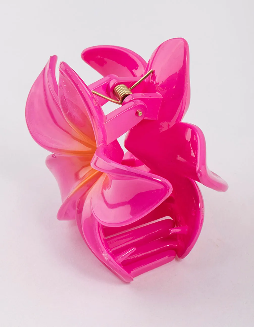 Acrylic Pink Tropical Flower Claw Clip sold by lovisa product image thumbnail 3