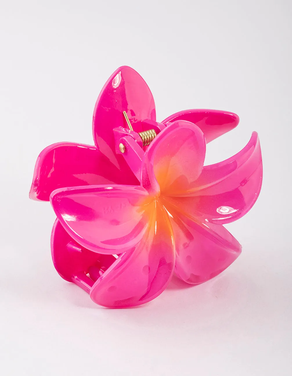 Acrylic Pink Tropical Flower Claw Clip sold by lovisa product image thumbnail 2