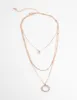 Rose Gold Diamante Necklace sold by lovisa