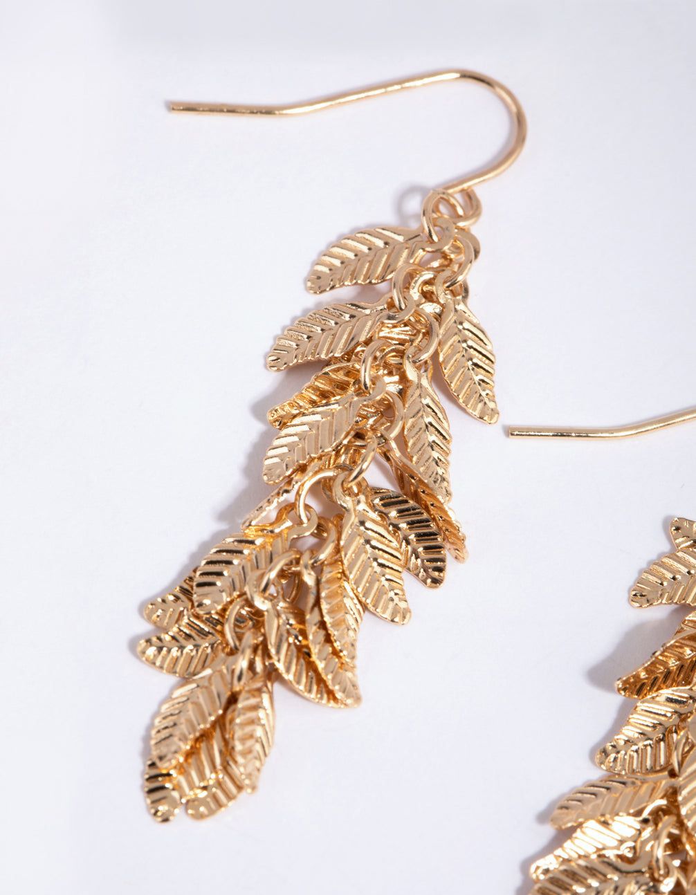 Gold Jingle Leaf Drop Earrings sold by lovisa product image thumbnail 2