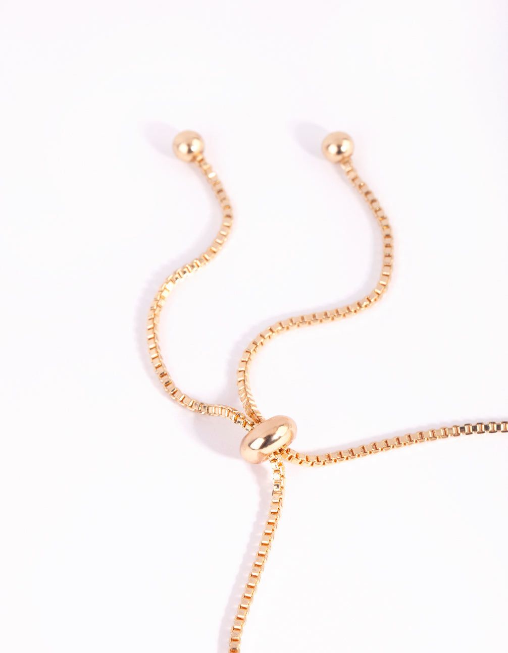 Gold Diamante & Disc Drop Hand Chain sold by lovisa product image thumbnail 2