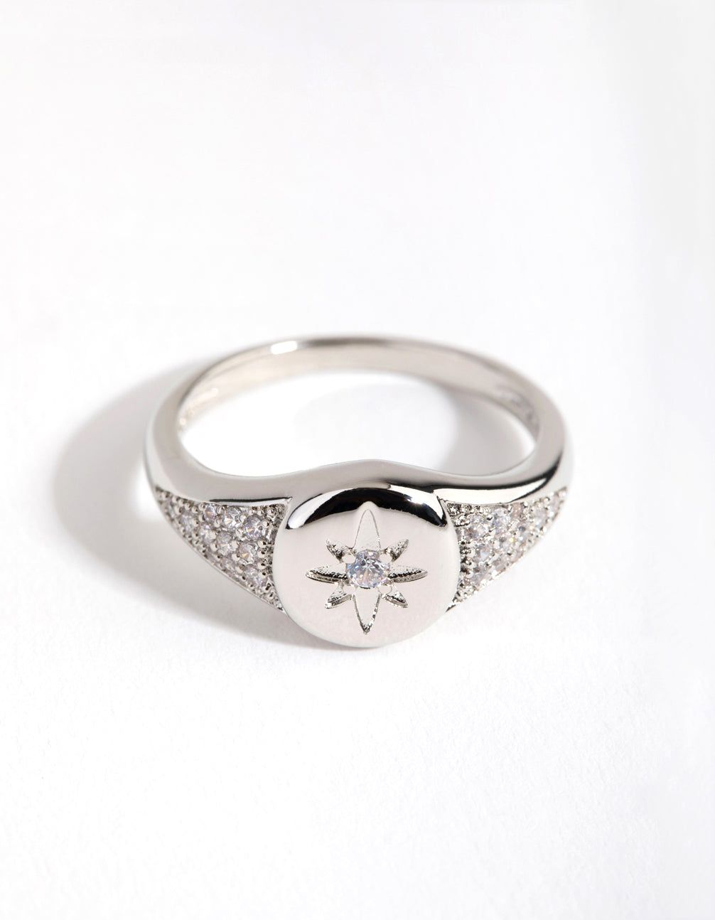 Rhodium Heart Cubic Zirconia Ring sold by lovisa product image thumbnail 2