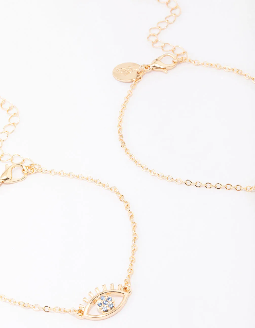 Gold Evil Eye Bracelet 3-Pack sold by lovisa product image thumbnail 3