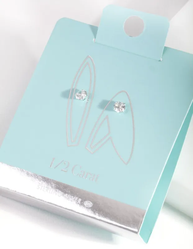 ADD-E ST CZ 1/2CT ST ER sold by lovisa