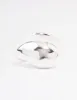 Silver Plated Puffy Cocktail Ring sold by lovisa