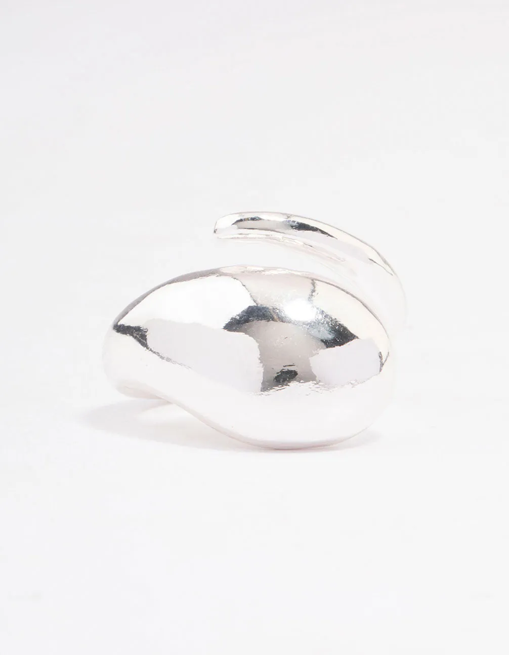 Silver Plated Puffy Cocktail Ring sold by lovisa product image thumbnail 3