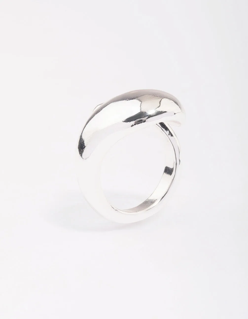 Silver Plated Puffy Cocktail Ring sold by lovisa product image thumbnail 2