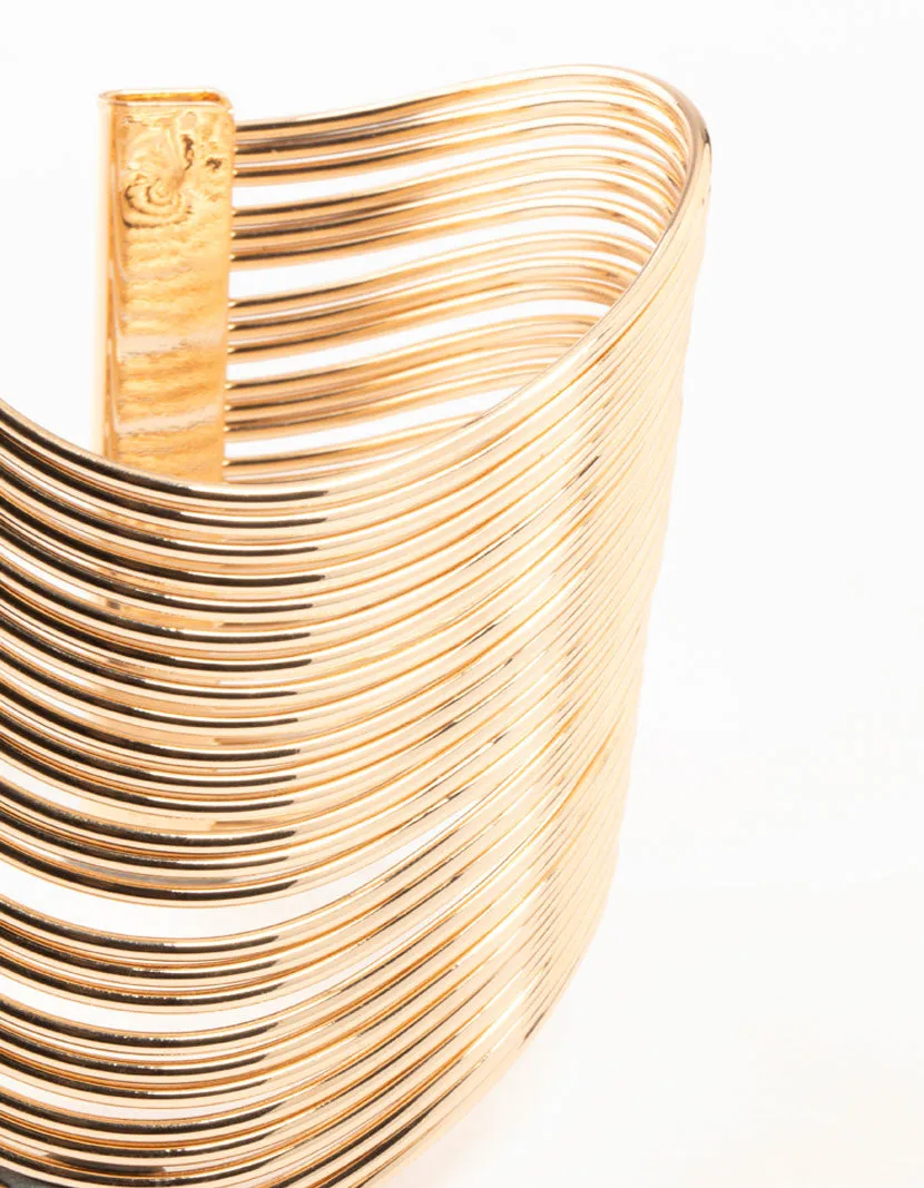 Gold Wave Wrist Cuff sold by lovisa product image thumbnail 2