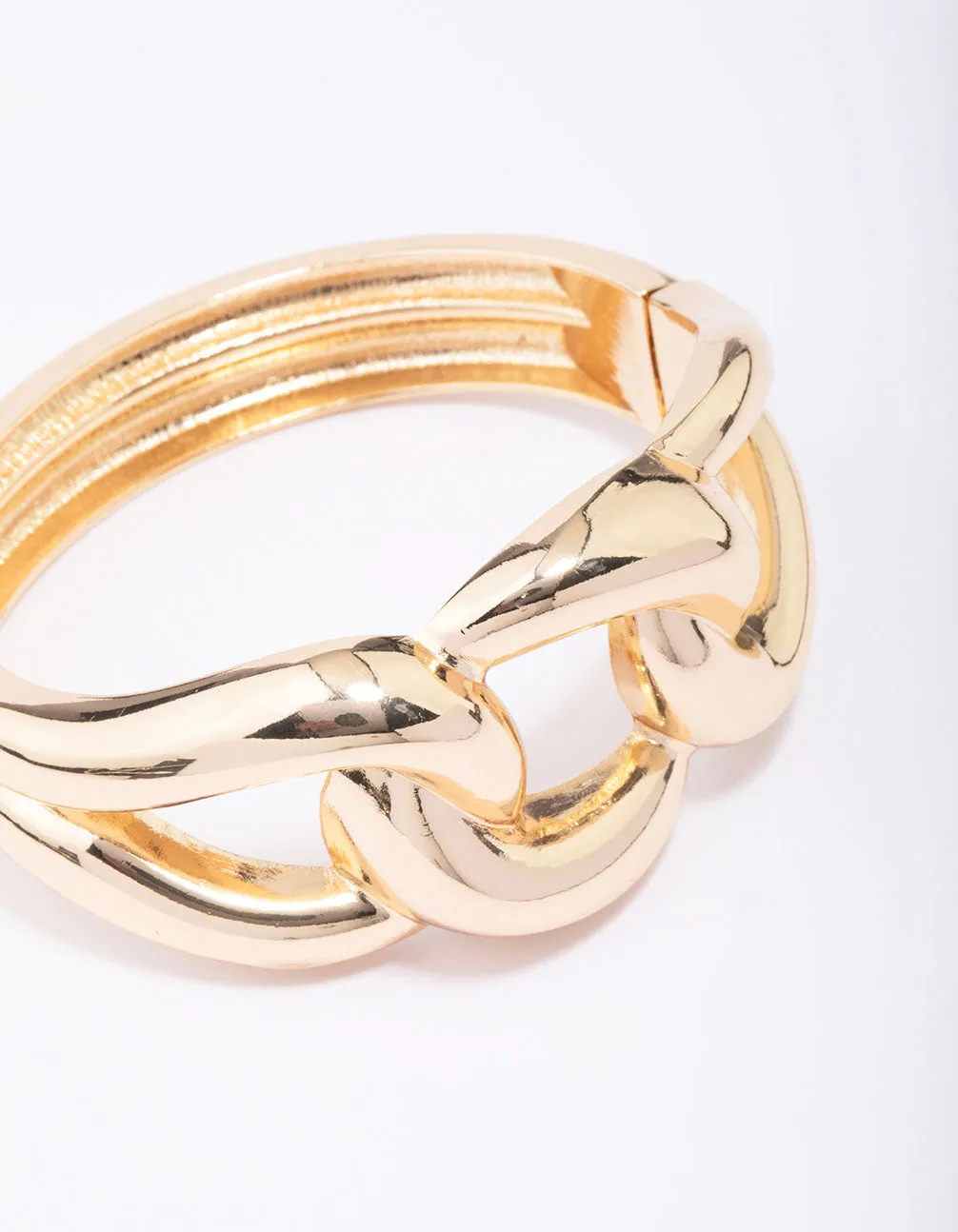 Gold Twisted Bold Bangle sold by lovisa product image thumbnail 2
