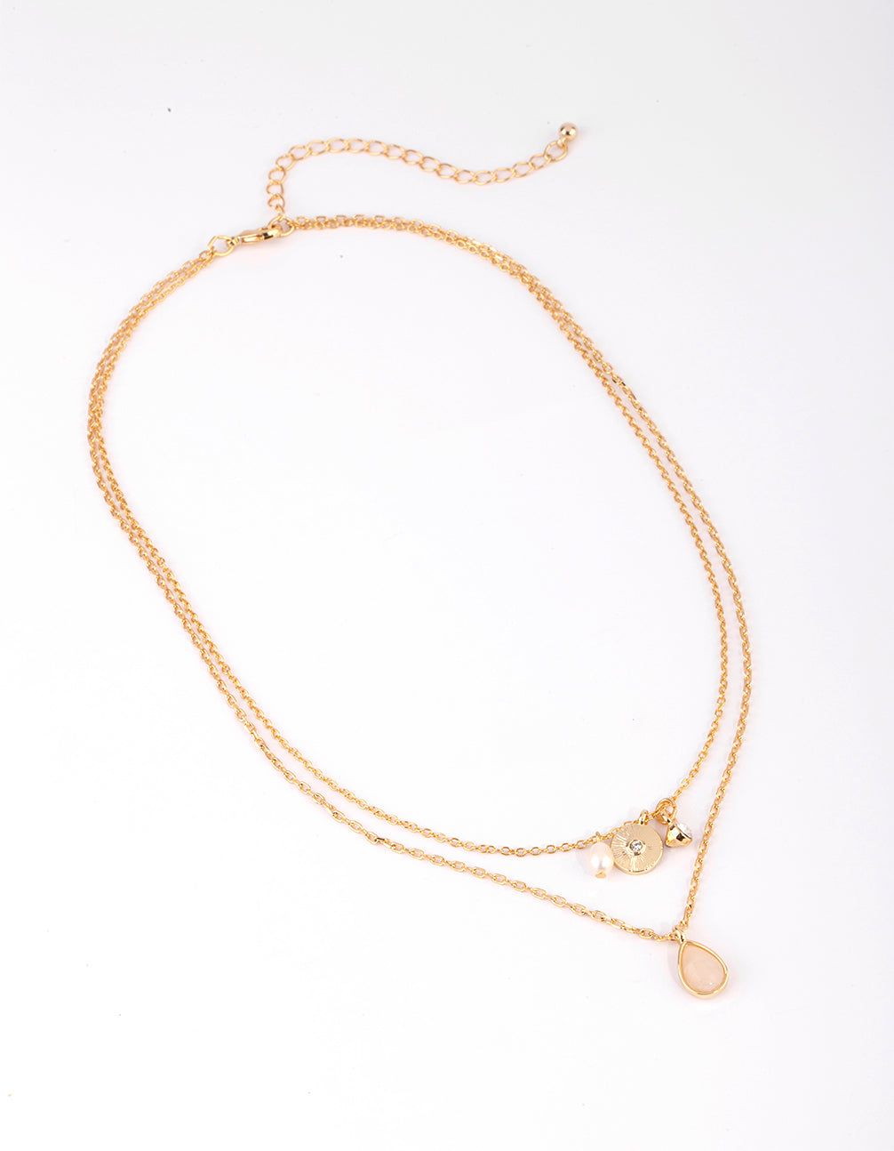 Gold Plated Charm Necklace Set sold by lovisa product image thumbnail 2