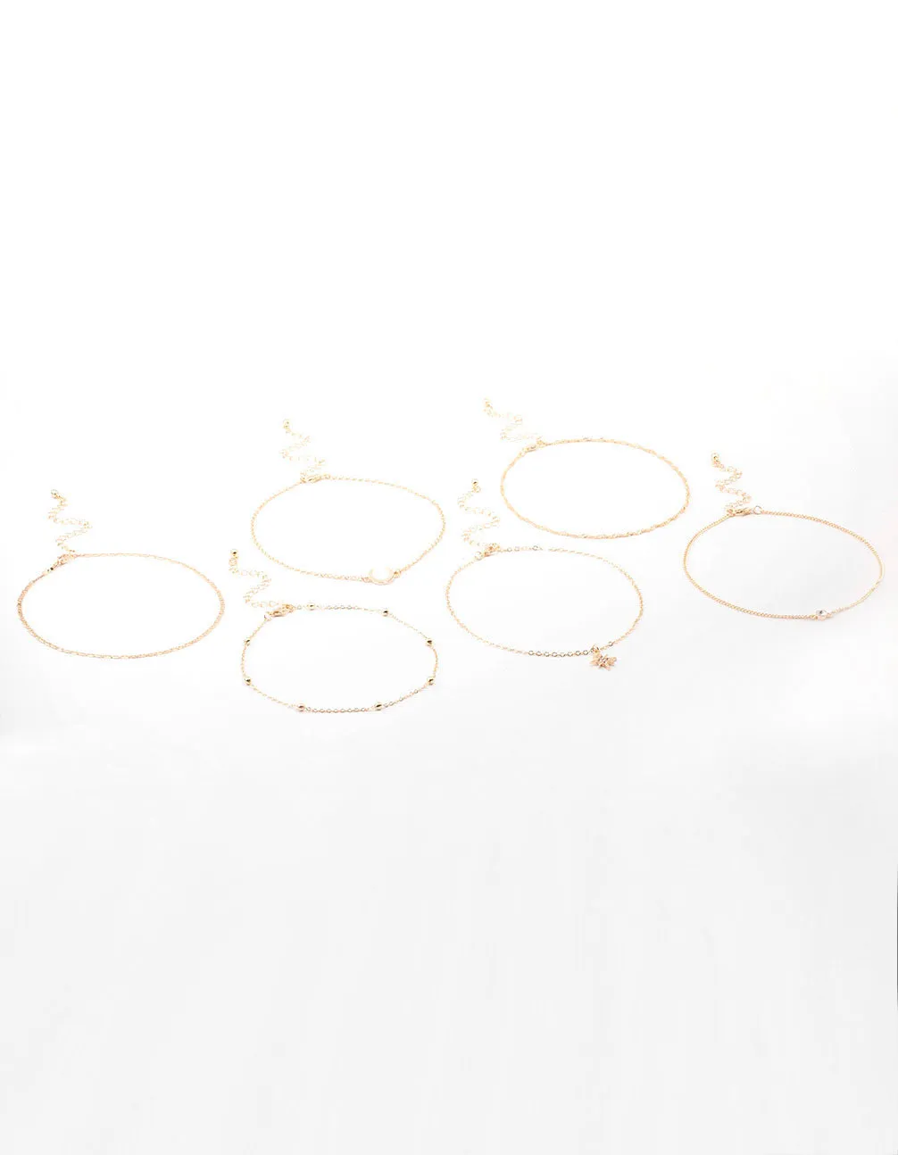 Gold Celestial Choker Necklace 6-Pack sold by lovisa product image thumbnail 4