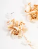Gold  Floral Drop Earrings sold by lovisa