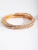 Gold Stretch Cupchain Bracelet 6-Pack sold by lovisa