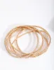 Gold Stretch Cupchain Bracelet 6-Pack sold by lovisa
