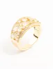 Gold Plated Mixed Stone Cubic Zirconia Ring sold by lovisa