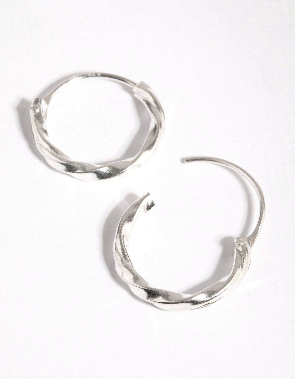 Sterling Silver Plain & Twist Hoop Earring Pack sold by lovisa product image thumbnail 2