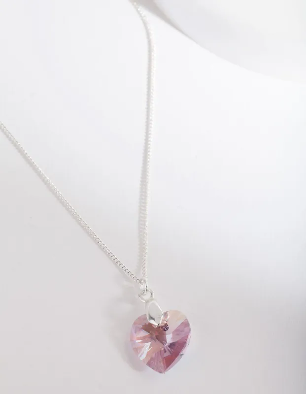 SWAR SS PURPL LG HEART NL sold by lovisa